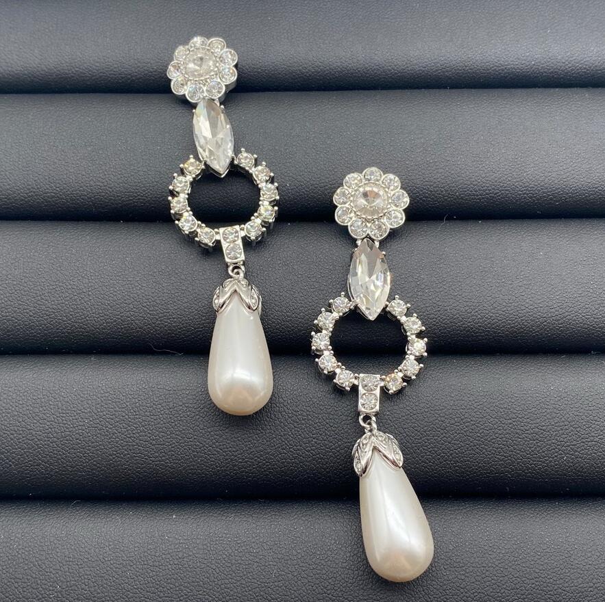 New designed Wedding Jewelry Sets crystal pearl tassel earring women's necklace rhinestone full diamonds bracelet temperament Engagement jewellery sets-16
New designed Wedding Jewelry Sets crystal pearl tassel earring women's necklace rhinestone full diamonds bracelet temperament Engagement jewellery sets-16