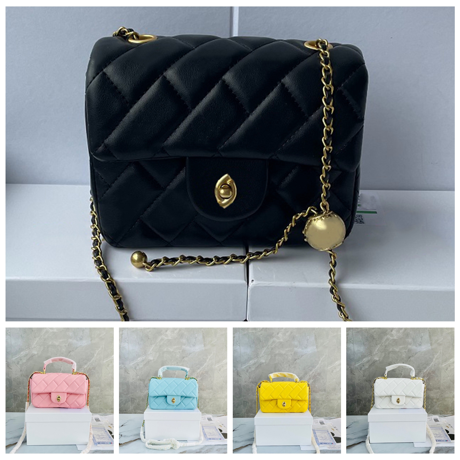 5A Designer Purse Luxury Bag Brand Handbags Real Leather Crossbody Bags Cosmetic Bag Tote Messager Purses by bagshoe1978 08, Box
5A Designer Purse Luxury Bag Brand Handbags Real Leather Crossbody Bags Cosmetic Bag Tote Messager Purses by bagshoe1978 08, Box