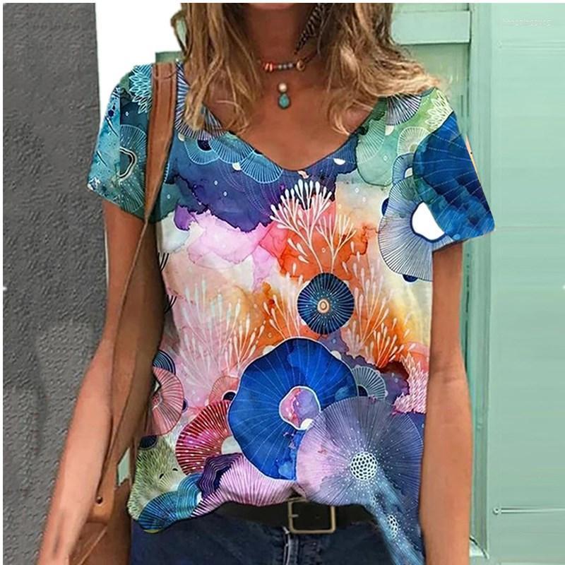 Women's Blouses & Shirts Fashion Printed Women Blouse Shirt 2022 Summer V Neck Cotton Short Sleeve Tops Ladies Casual Pullover Top Blusa, Style 7
Women's Blouses & Shirts Fashion Printed Women Blouse Shirt 2022 Summer V Neck Cotton Short Sleeve Tops Ladies Casual Pullover Top Blusa, Style 7