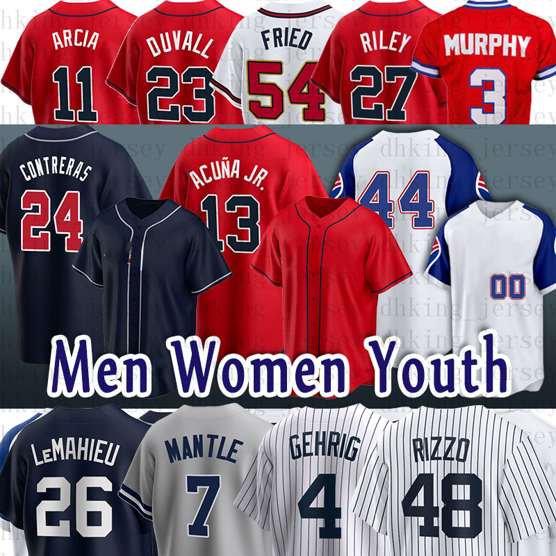 Atlanta 13 Ronald Acuna Jr. Braves Baseball Jerseys Austin Riley William Contreras Dansby Swanson Matt Olson Eddie Rosario 54 Max Fried Adam Duvall Robbie Grossman, Men(yong shi)
Atlanta 13 Ronald Acuna Jr. Braves Baseball Jerseys Austin Riley William Contreras Dansby Swanson Matt Olson Eddie Rosario 54 Max Fried Adam Duvall Robbie Grossman, Men(yong shi)