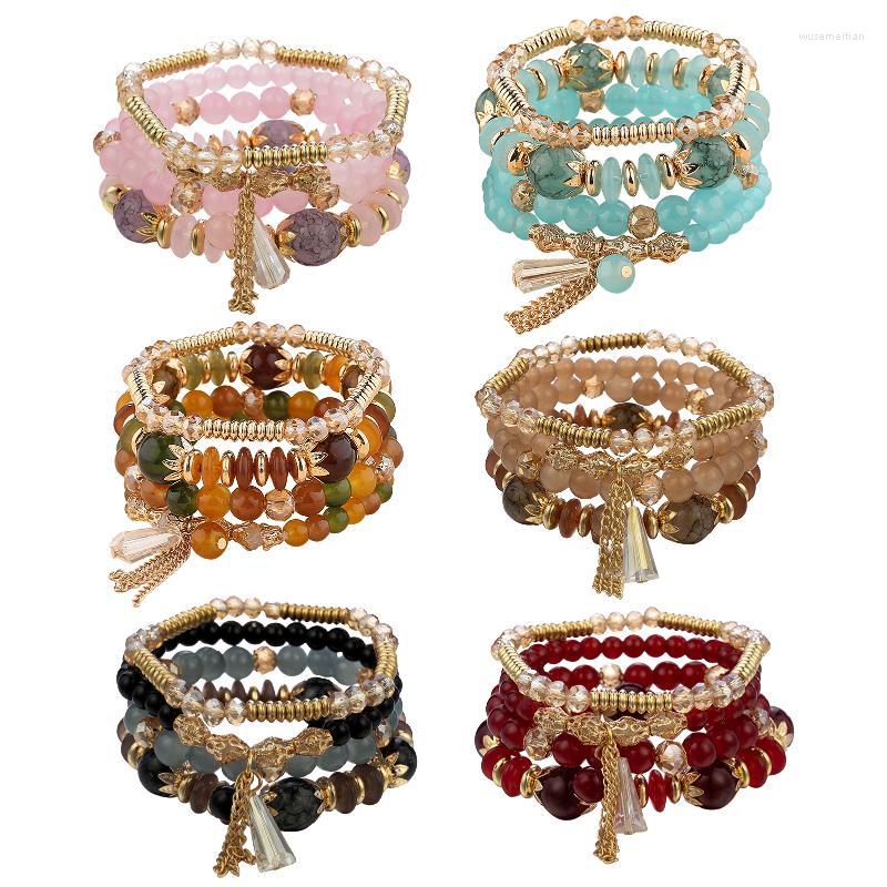 Beaded Strands 6pcs/set Colorful Charm Bohemian Style Summer Dress Up Stretch Easy Wear Stackable Bracelet For WomenBeaded
Beaded Strands 6pcs/set Colorful Charm Bohemian Style Summer Dress Up Stretch Easy Wear Stackable Bracelet For WomenBeaded