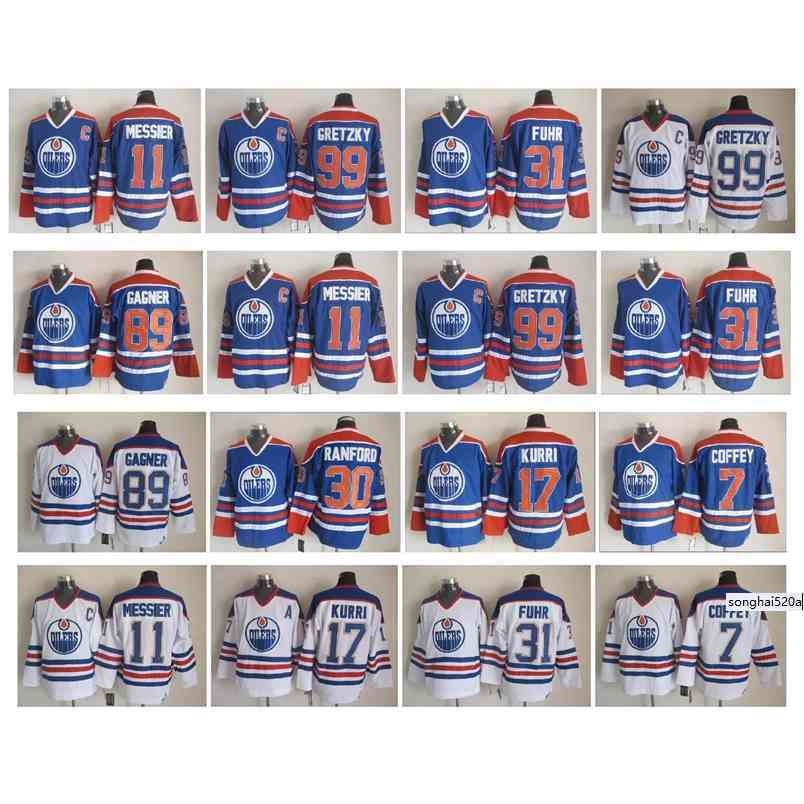 95 Vintage Edmonton Oilers Jersey 99 Wayne Gretzky 11 Mark Messier 31 Grant Fuhr 7 Paul Coffey 17 Jari Kurri 89 Sam Gagner Ranford Retro nhl's Jerseys, As pic
95 Vintage Edmonton Oilers Jersey 99 Wayne Gretzky 11 Mark Messier 31 Grant Fuhr 7 Paul Coffey 17 Jari Kurri 89 Sam Gagner Ranford Retro nhl's Jerseys, As pic