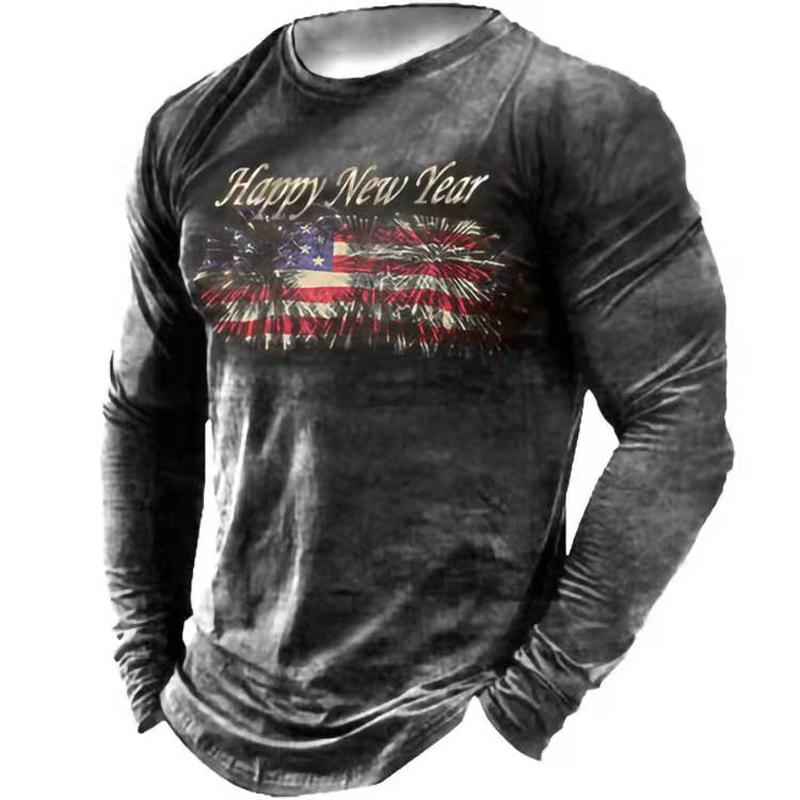 Men' T-Shirts Vintage Button V-Neck Men T-shirt Casual Long Sleeve Top Fashion Year Printed Tees Streetwear Loose Spring Summer, Brown
Men' T-Shirts Vintage Button V-Neck Men T-shirt Casual Long Sleeve Top Fashion Year Printed Tees Streetwear Loose Spring Summer, Brown