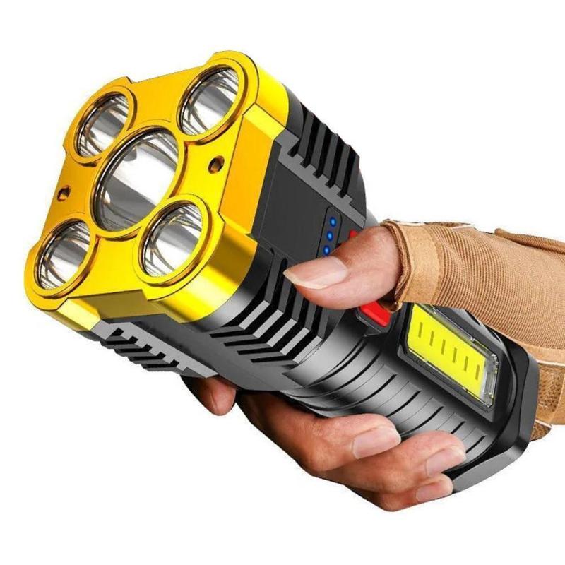 Flashlights Torches Five-Nuclear Explosion LED Strong Light Rechargeable Super Bright Small Xenon Special Forces Outdoor Multi-Fu
Flashlights Torches Five-Nuclear Explosion LED Strong Light Rechargeable Super Bright Small Xenon Special Forces Outdoor Multi-Fu