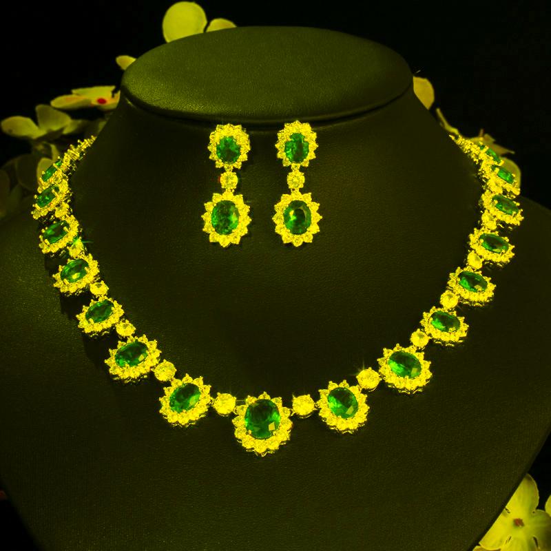 Earrings & Necklace CWWZircons Gorgeous Full CZ Stones Around Dark Blue Crystal Flower Party Wedding Dress Jewelry Sets For Women T159Earrin, As pic
Earrings & Necklace CWWZircons Gorgeous Full CZ Stones Around Dark Blue Crystal Flower Party Wedding Dress Jewelry Sets For Women T159Earrin, As pic