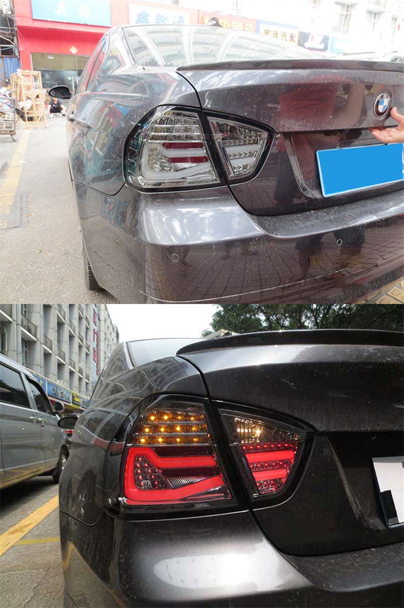 Auto Rear Lights for BMW E90 LED Tail Light 2005-2012 318i 320i 323i 325i 330i DRL Taillight Replacement Reversing Brake Light