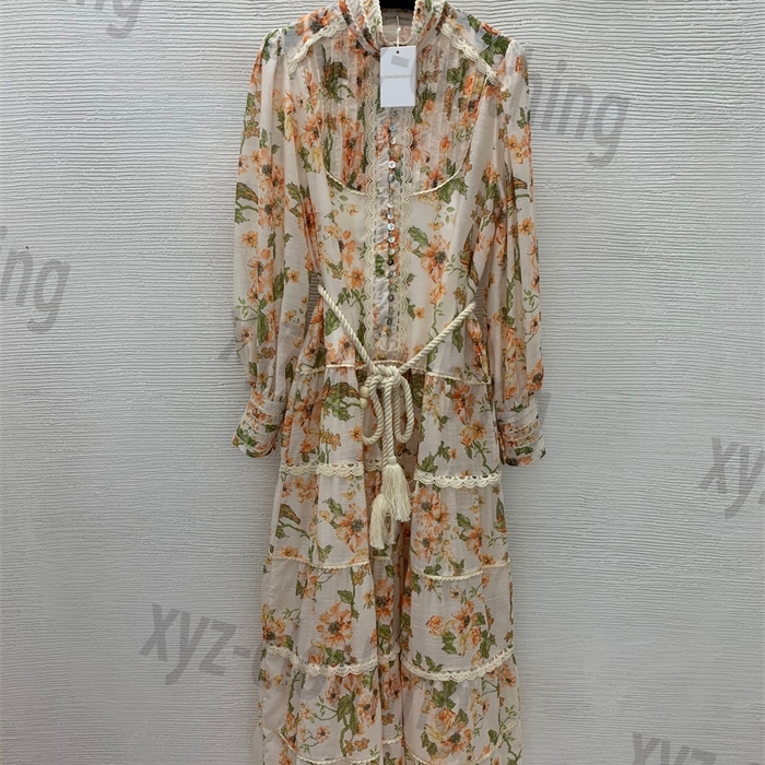 2022 newly Zimmerman dresses Breathable cotton silk dresses High-end custom webbing woven lace small turtleneck long-sleeved dress long skirt, 1#
2022 newly Zimmerman dresses Breathable cotton silk dresses High-end custom webbing woven lace small turtleneck long-sleeved dress long skirt, 1#