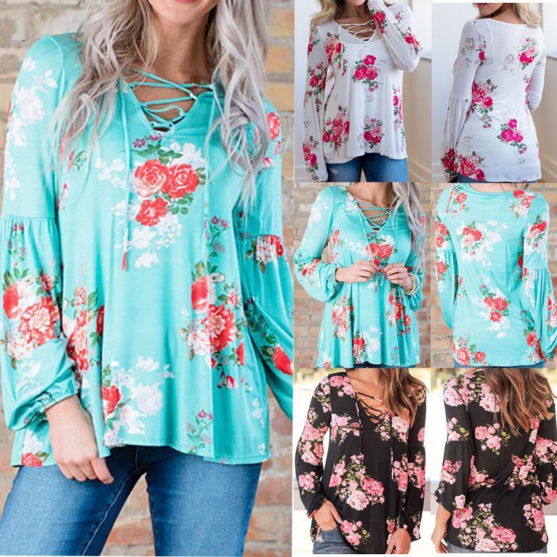 Fashion Women Lace Up Floral Loose Blouse 2022 Fall Casual Long Sleeve Top Shirt Oversize Clothing Women' Blouses & Shirts, Black
Fashion Women Lace Up Floral Loose Blouse 2022 Fall Casual Long Sleeve Top Shirt Oversize Clothing Women' Blouses & Shirts, Black