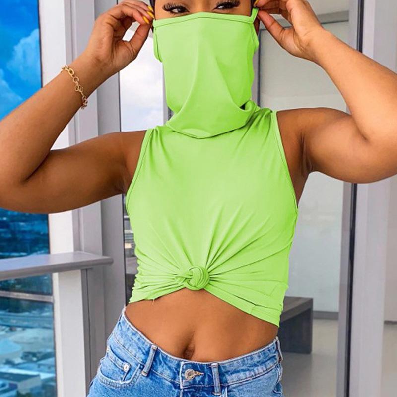 Women' Tanks & Camis Summer Short Tops Three-Dimensional Sleeveless Casual Loose Umbilical Vest Jumpsuit Face Mask Women Sexy Crop Top, Black
Women' Tanks & Camis Summer Short Tops Three-Dimensional Sleeveless Casual Loose Umbilical Vest Jumpsuit Face Mask Women Sexy Crop Top, Black
