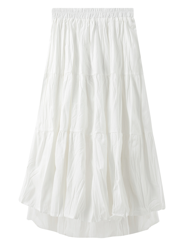 Boho Long Skirt for Women Skirts Harajuku Korean Style White Black Maxi Skirt for Teenagers High Waist Skirt School Skirts 220701