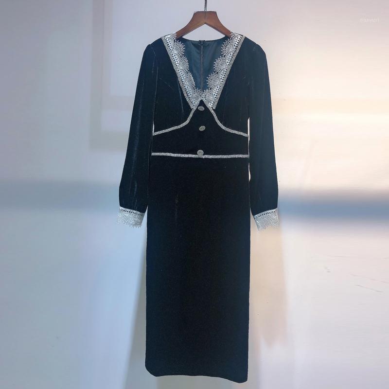 Casual Dresses Red RoosaRosee Top Quality Spring Summer 2022 Women Sexy V-neck Collar Long Sleeve Lace Patchwork Dress Vestidos Robe Femme, Color
Casual Dresses Red RoosaRosee Top Quality Spring Summer 2022 Women Sexy V-neck Collar Long Sleeve Lace Patchwork Dress Vestidos Robe Femme, Color