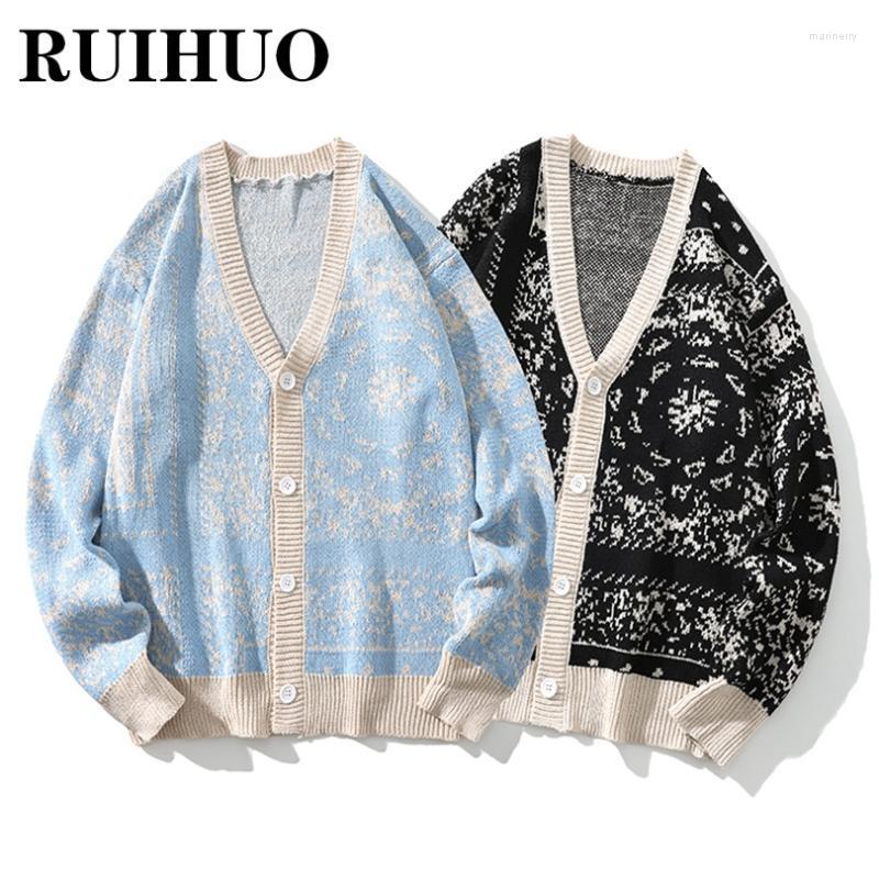 Men's Sweaters RUIHUO V-Neck Cardigan Men Clothing Winter Jacket Sweater Vintage 2XL 2022 Autumn Arrivals Mari22, Blue
Men's Sweaters RUIHUO V-Neck Cardigan Men Clothing Winter Jacket Sweater Vintage 2XL 2022 Autumn Arrivals Mari22, Blue
