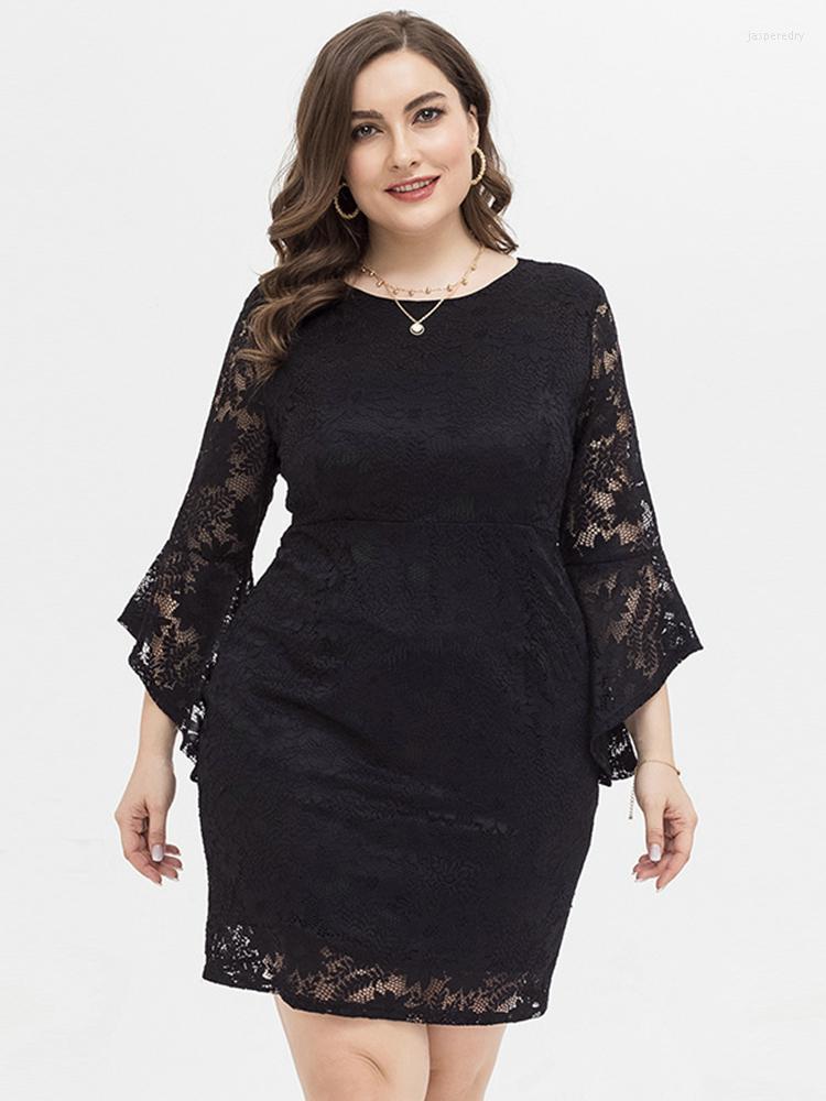 Plus Size Dresses For Women Clothing Summer Casual Short Sleeve O Neck Dress Fashion Women's Elegant Lace Sexy Wedding Jasp22, Black
Plus Size Dresses For Women Clothing Summer Casual Short Sleeve O Neck Dress Fashion Women's Elegant Lace Sexy Wedding Jasp22, Black