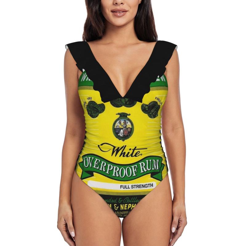 Women' Swimwear Wray & Nephew Monokini Ruffle One Piece Swimsuit Female Sexy Women Print Bathing Suit JamaicaWomen, Classic
Women' Swimwear Wray & Nephew Monokini Ruffle One Piece Swimsuit Female Sexy Women Print Bathing Suit JamaicaWomen, Classic