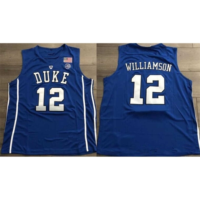 Sjzl98 Duke Blue Devils #12 Zion Williamson basketball jersey Stitched Embroidery, 12 white
Sjzl98 Duke Blue Devils #12 Zion Williamson basketball jersey Stitched Embroidery, 12 white