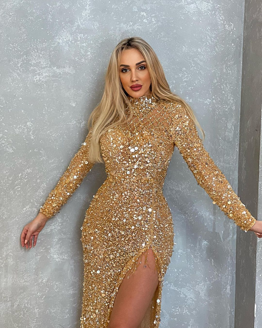 plus size arabic aso ebi gold sparkly sheath prom dresses beaded sheer neck evening formal party second reception birthday engagement gowns dress zj32