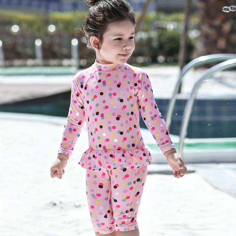 Women's Swimwear Julysand Girls Lovely One Piece Swimsuit Children Skin Care Dot Printed BathingSuit Long Sleeve High-end For KidsWomen's, Pink
Women's Swimwear Julysand Girls Lovely One Piece Swimsuit Children Skin Care Dot Printed BathingSuit Long Sleeve High-end For KidsWomen's, Pink