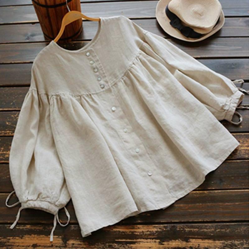 Women' Blouses & Shirts Cotton Linen 2022 Vintage Lantern Sleeve Top Women Button Cuffs Tie Ruffled Shirt Tops MujerWomen, Black
Women' Blouses & Shirts Cotton Linen 2022 Vintage Lantern Sleeve Top Women Button Cuffs Tie Ruffled Shirt Tops MujerWomen, Black