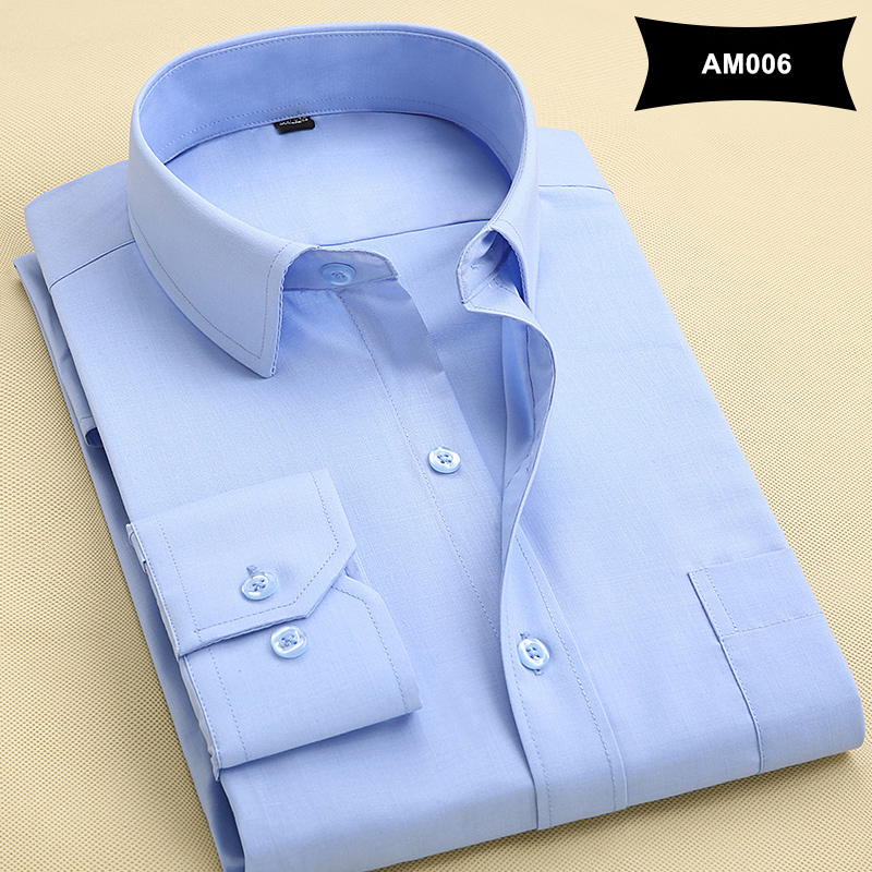 MACROSEA Classic Style Men's Solid Shirts Long Sleeve Casual Comfortable Breathable Office-wear Clothing 220322