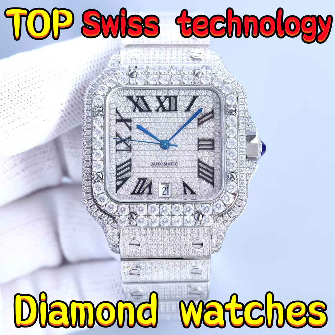 TOP Diamond Watches Mens watches Swiss process automatic mechanical movement 40mm travel time stability Swarovski waterproof 100m, Screwdriver
TOP Diamond Watches Mens watches Swiss process automatic mechanical movement 40mm travel time stability Swarovski waterproof 100m, Screwdriver