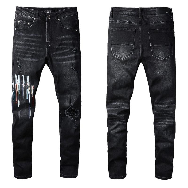 Men's Jeans AMR Men Trousers Fashion High Street Black Multicolor Letter Print Version Motorcycle Pants Hip Hop Jean
Men's Jeans AMR Men Trousers Fashion High Street Black Multicolor Letter Print Version Motorcycle Pants Hip Hop Jean