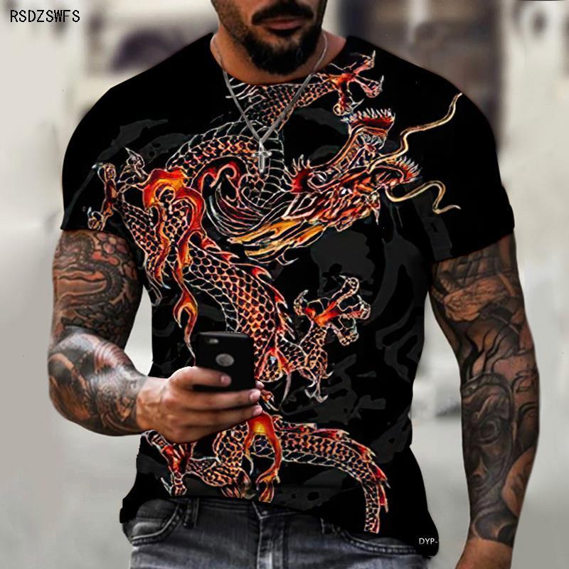 Mens Shirts Brand Polo Fashion Products Totem Dragon Ancient 3d Printing Round Neck T-shirt Oversize, Color8
Mens Shirts Brand Polo Fashion Products Totem Dragon Ancient 3d Printing Round Neck T-shirt Oversize, Color8