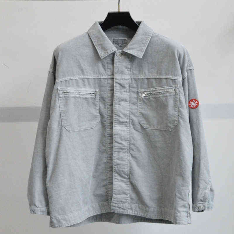 2021ss CE.CAVEMPT Corduroy Washed Gray Zipper Fashion JACKET Men High Quality CAVEMPT Women Jacket Cav Empt Men Clothing T220728
2021ss CE.CAVEMPT Corduroy Washed Gray Zipper Fashion JACKET Men High Quality CAVEMPT Women Jacket Cav Empt Men Clothing T220728