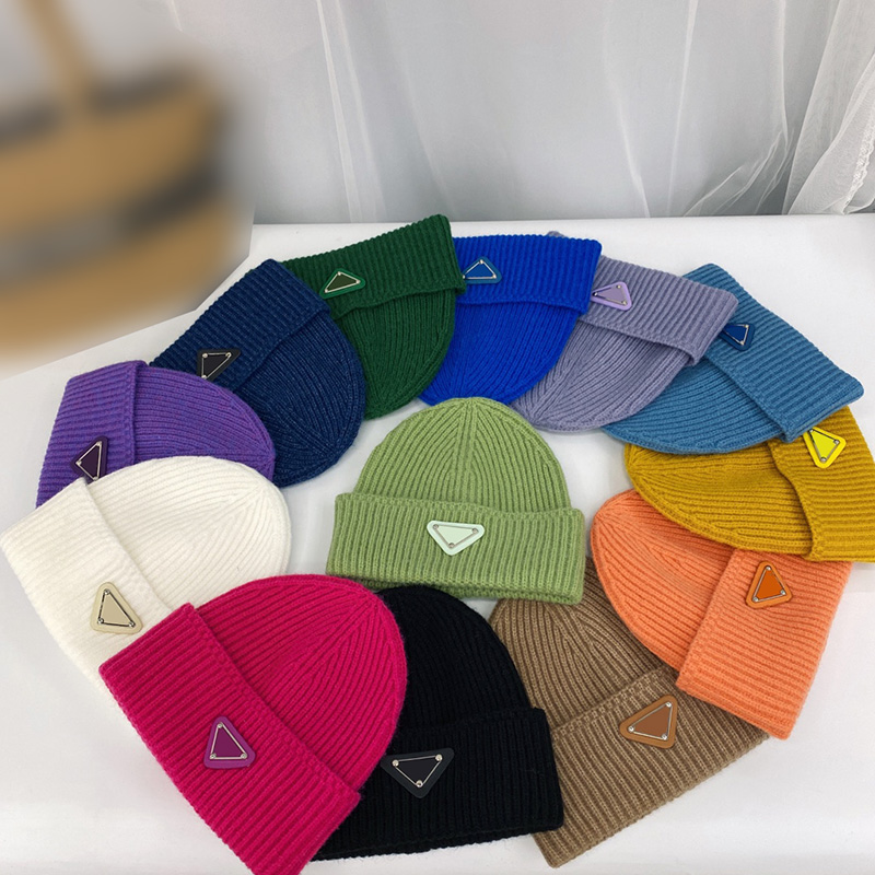 Women Beanies Bonnets Designer Cashmere Hat Winter Mens Knitted Caps Skull Hats 13 Colors Men Bucket Casquette