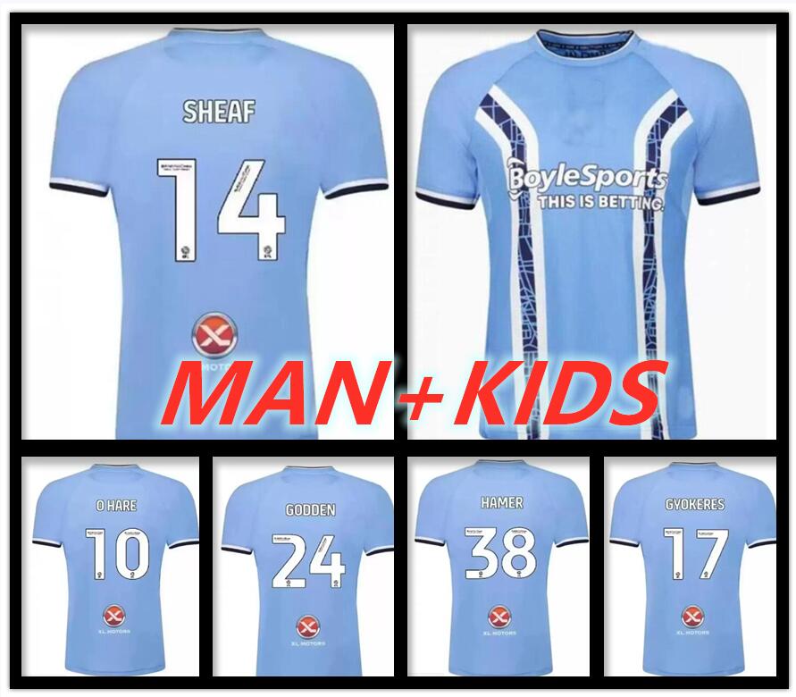22 23 Coventrys City soccer jersey 2022 2023 home blue 10 O Hare Sheaf 17 Gyokeres 24 Godden 38 Hamer men kids kit football shirts adult camiseta de futbol
22 23 Coventrys City soccer jersey 2022 2023 home blue 10 O Hare Sheaf 17 Gyokeres 24 Godden 38 Hamer men kids kit football shirts adult camiseta de futbol