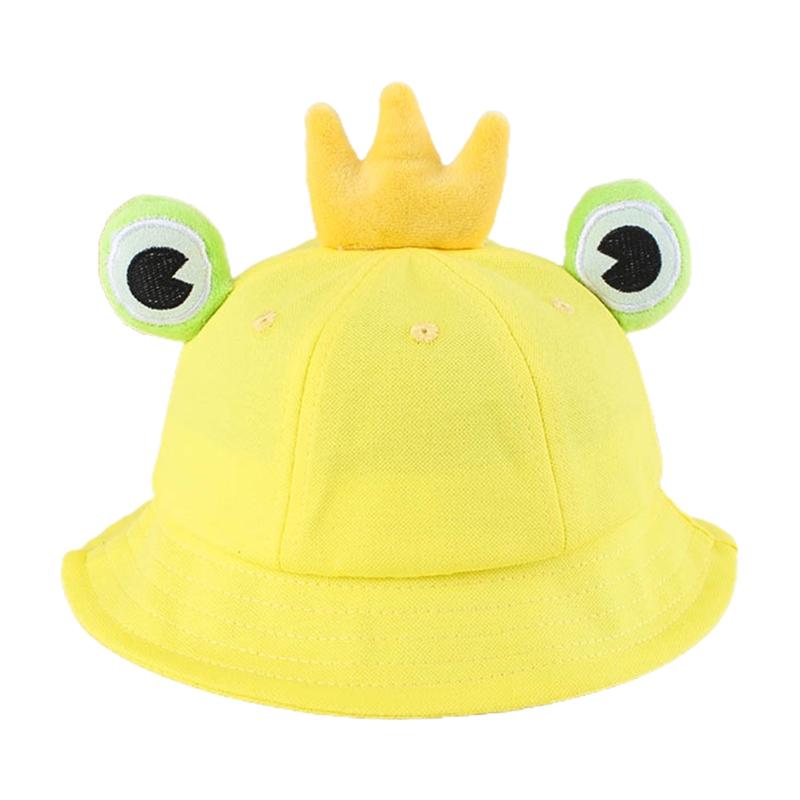 Berets Kids Baby Cartoon 3D Frog Eyes Crown Bucket Hat Sweet Candy Color Wide Brim Sunscreen Foldable Panama Fisherman, Green
Berets Kids Baby Cartoon 3D Frog Eyes Crown Bucket Hat Sweet Candy Color Wide Brim Sunscreen Foldable Panama Fisherman, Green