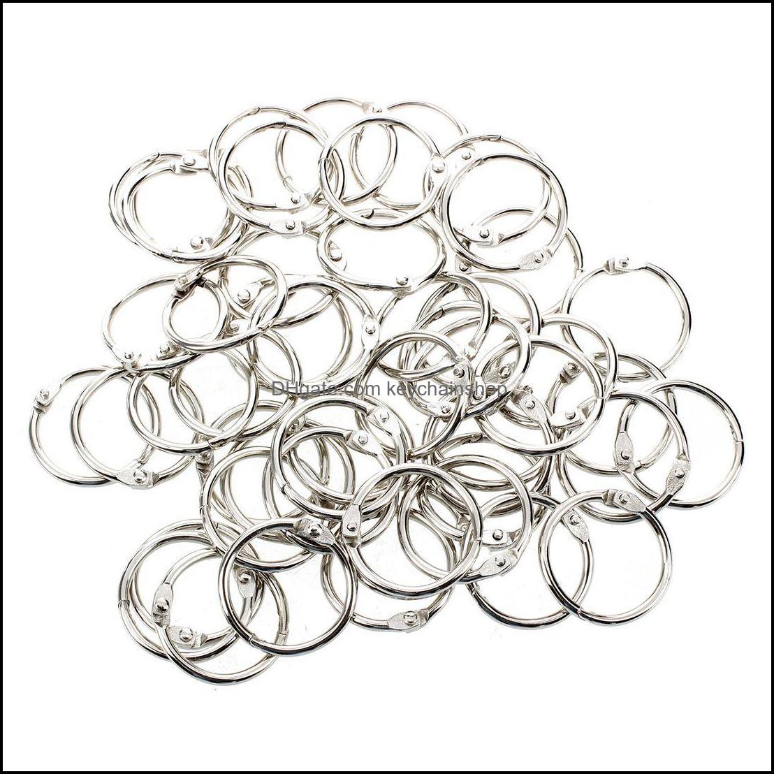 Key Rings Jewelry 50 Pcs Staple Book Binder 30Mm Outer Diameter Loose Leaf Ring Keychain Diy Sier Color Chain Keyring Acces Dhqom
Key Rings Jewelry 50 Pcs Staple Book Binder 30Mm Outer Diameter Loose Leaf Ring Keychain Diy Sier Color Chain Keyring Acces Dhqom