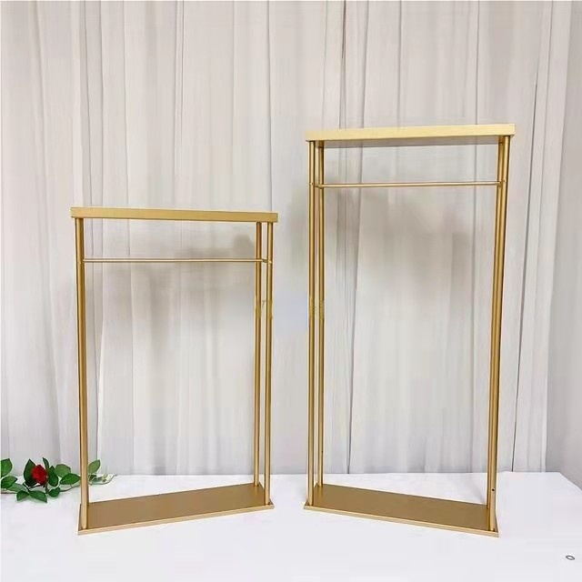 10PCS Outdoor Lawn Wedding Decoration Party Supplies Table Centerpieces Courtyard Aisle Walkway Flower Display Stand Candle Holder Table Number Sign R