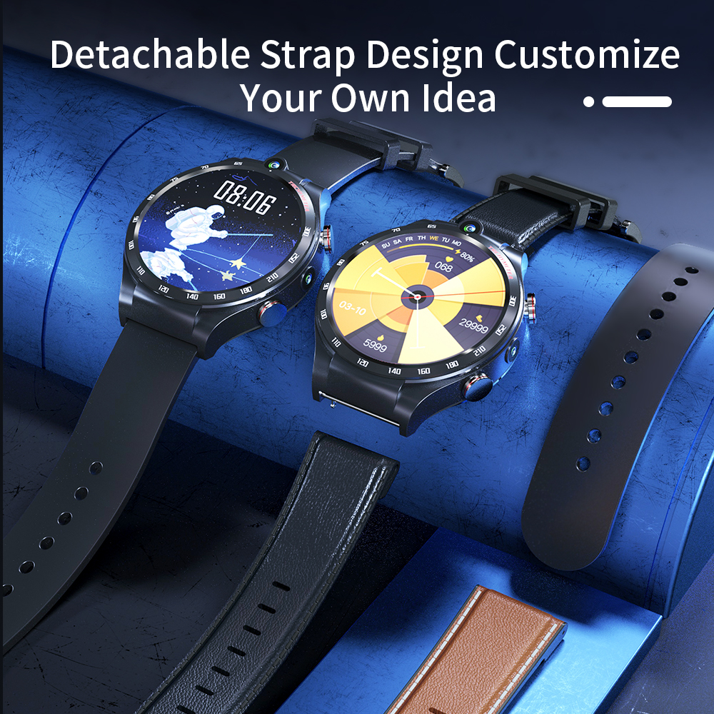 Factory Price phone Watch Smart Watches Waterproof 4G Smart Watch Dual Camera Full Round Touch 4G Smartwatches Men 4G 128G GPS Watch