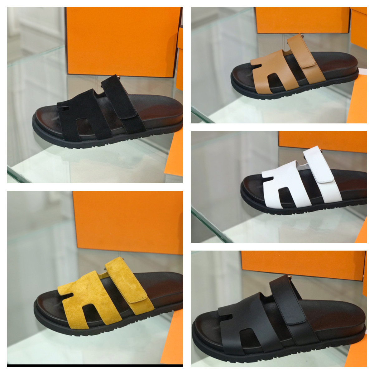 Designer Slippers Chypre H Sandals Beach Classic vintage Flats mules Luxury Summer Lady Leather Flip Flops Top Quality Men Women pool Slides slipper, Do not choose;other color;contact me
Designer Slippers Chypre H Sandals Beach Classic vintage Flats mules Luxury Summer Lady Leather Flip Flops Top Quality Men Women pool Slides slipper, Do not choose;other color;contact me