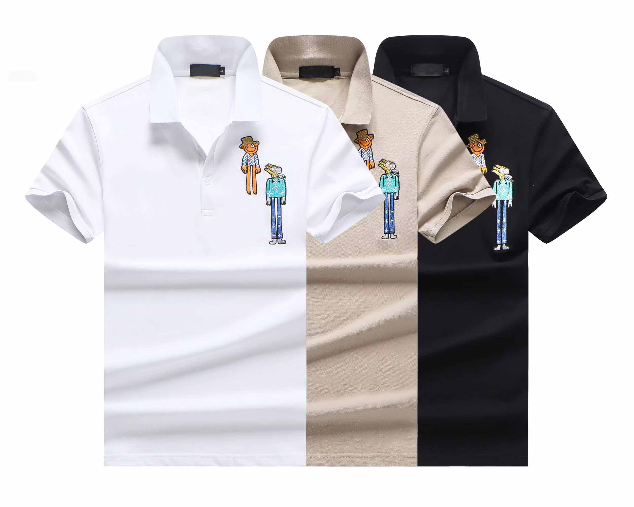 Summe Luxury Designer france Mens Polos luxury embroidery polo shirt Men's Clothing, White
Summe Luxury Designer france Mens Polos luxury embroidery polo shirt Men's Clothing, White