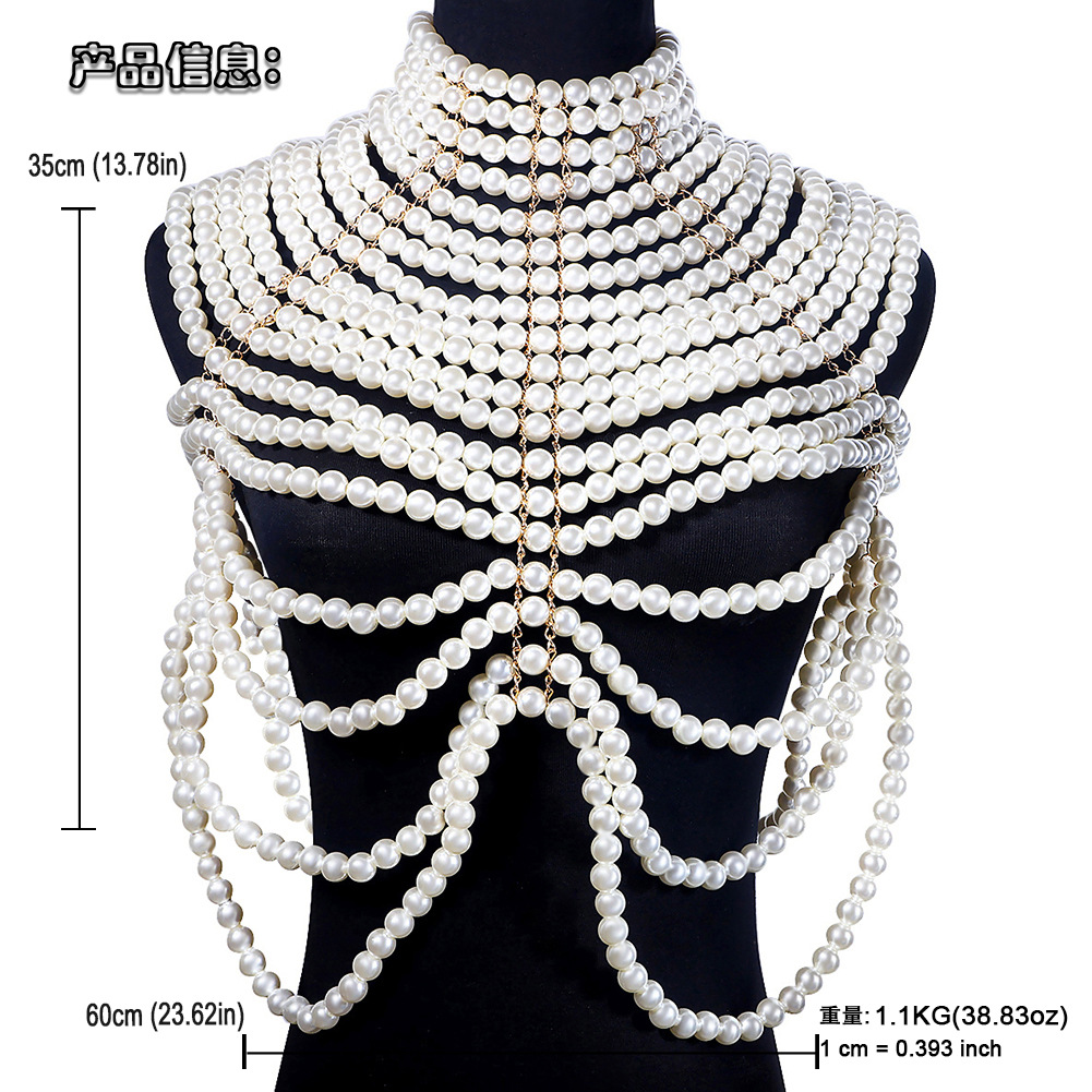 Bridal Luxury Pearls Wedding Cape Lady Retro Prom Evening Shawl Women Elegant Noble Bolero Party Romantic Beaded Ivory Shrug