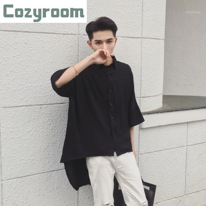 Brand Men's Spring Style Long Shirts Hair Stylist Fashion Clothes Tide Shirt Men Irregular Personality Casual, Black
Brand Men's Spring Style Long Shirts Hair Stylist Fashion Clothes Tide Shirt Men Irregular Personality Casual, Black