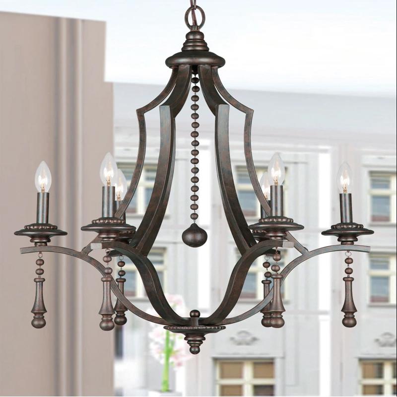 Pendant Lamps American Retro Simple Chandelier European Country Iron Art Creative Living Room Bedroom Dining
Pendant Lamps American Retro Simple Chandelier European Country Iron Art Creative Living Room Bedroom Dining