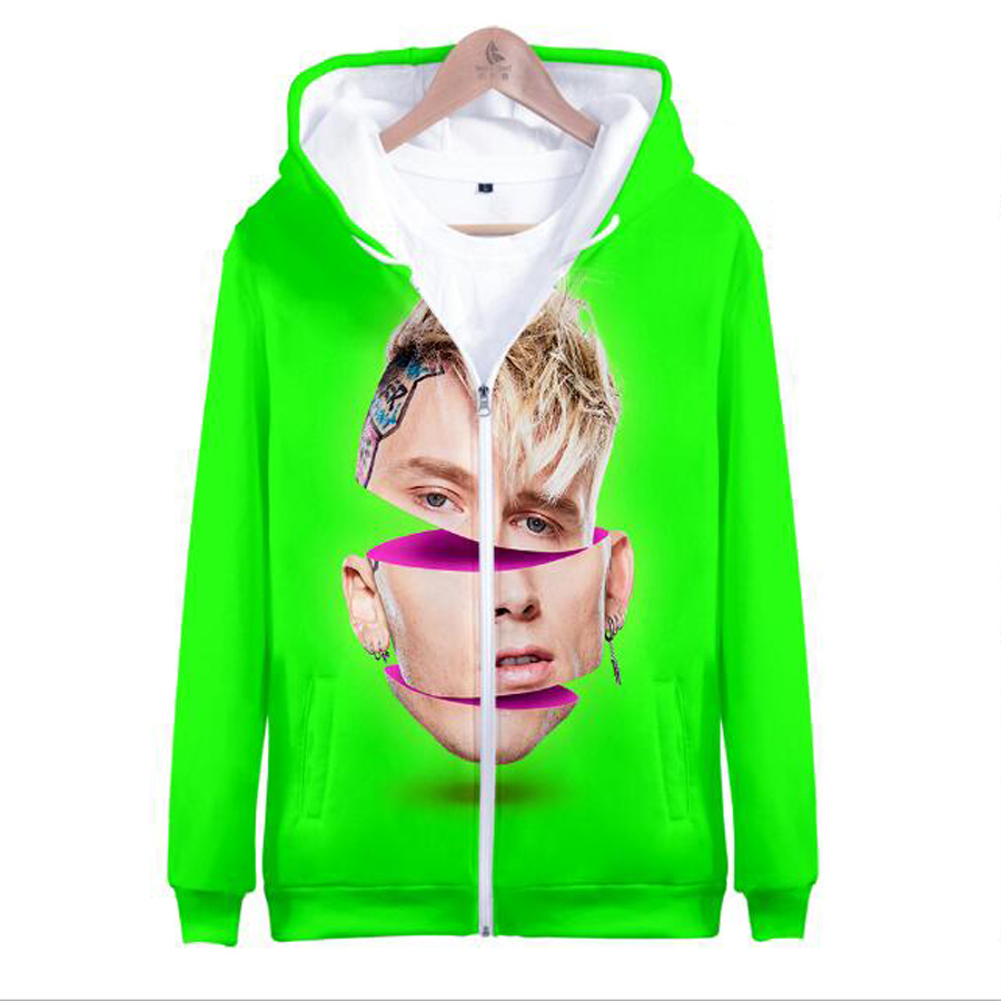 Rap MGK Machine Gun Kelly 3D Print Zip Up Women/Men Hoodie Sweatshirt Streetwear Hip Hop Zipper Hooded Jacket Casual Sportswear, 006
Rap MGK Machine Gun Kelly 3D Print Zip Up Women/Men Hoodie Sweatshirt Streetwear Hip Hop Zipper Hooded Jacket Casual Sportswear, 006
