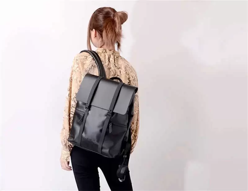 Suitcases Nordic Sweden Brand Gl Women's Fashion College Student Computer Backpack Men's Soft Leather Schoolbag