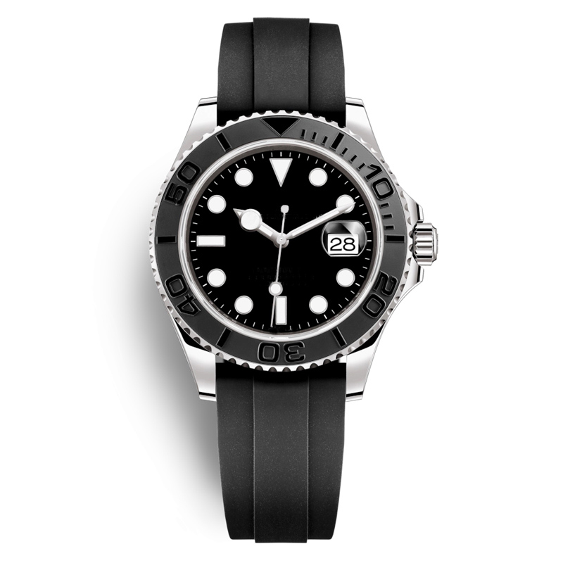 AAA NEW watch mens automatic mechanical ceramics watches stainless steel Gliding clasp Swim wristwatches sapphire super luminous
