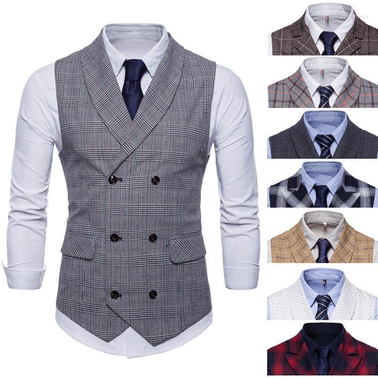 Men's Vests 2022 Tweed Suit Men Vest Plaid Sleeveless Jacket For Waistcoat Vintage With Lapel Gilet Homme Costume Kare22, Same as image 9
Men's Vests 2022 Tweed Suit Men Vest Plaid Sleeveless Jacket For Waistcoat Vintage With Lapel Gilet Homme Costume Kare22, Same as image 9