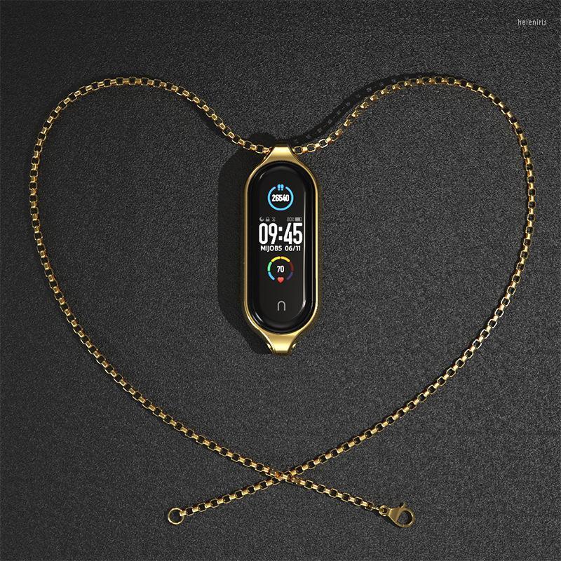 Watch Bands Bracelet For Mi Band 5 Wristband Stainless Steel Necklace Metal Magnetic Pendant UTHAI S41 Hele22
Watch Bands Bracelet For Mi Band 5 Wristband Stainless Steel Necklace Metal Magnetic Pendant UTHAI S41 Hele22