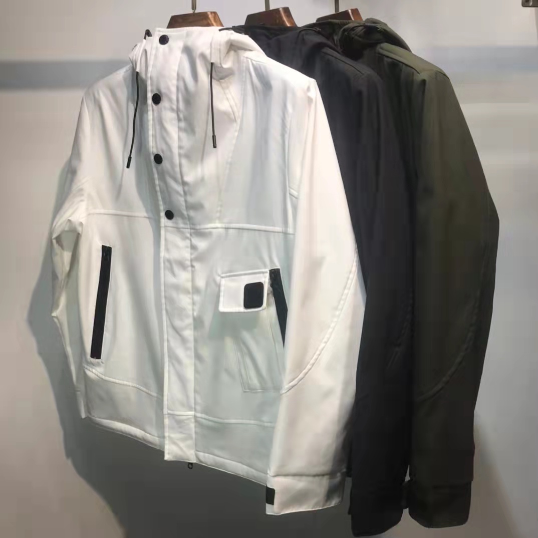 Men's Jackets Hooded Coat Men Hoodies Windbreaker Outwear Metal Nylon Work Jacket Zip Up Thermal Windproof Waterproof Embroidered Armbands Brand Designer, #5 white
Men's Jackets Hooded Coat Men Hoodies Windbreaker Outwear Metal Nylon Work Jacket Zip Up Thermal Windproof Waterproof Embroidered Armbands Brand Designer, #5 white