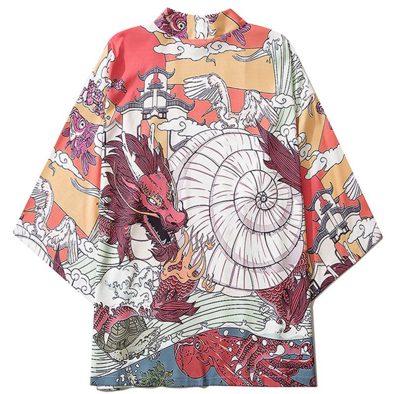 Ethnic Clothing Women Anime Dragon Shirt Yukata Streetwear Harajuku Men Haori Fashion Japanese Cosplay Cardigan Samurai Kimono Clothes Jacke
Ethnic Clothing Women Anime Dragon Shirt Yukata Streetwear Harajuku Men Haori Fashion Japanese Cosplay Cardigan Samurai Kimono Clothes Jacke