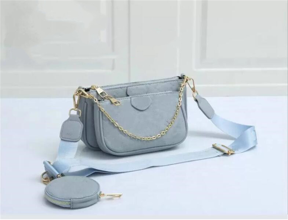 Women 3 piece set bag Shoulder Messenger Bags handbag Pochette Trio designer handbags tote luxury crossbody chain clutch leather Embossing zip pocket wallet purse, White
Women 3 piece set bag Shoulder Messenger Bags handbag Pochette Trio designer handbags tote luxury crossbody chain clutch leather Embossing zip pocket wallet purse, White