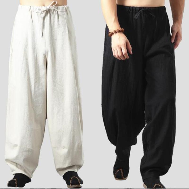 Men' Pants Men Linen Bloomers Casual Travel Harem Fluid Big Crotch Baggy PantsMen, Black
Men' Pants Men Linen Bloomers Casual Travel Harem Fluid Big Crotch Baggy PantsMen, Black