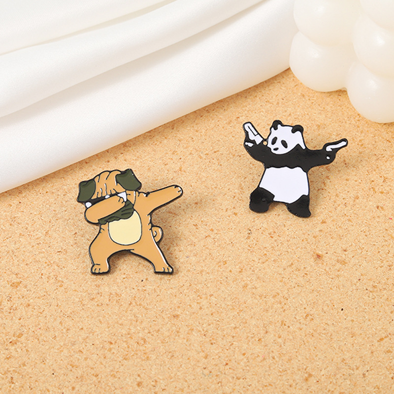 Pug Panda Enamel Pins Custom Funny Dance Brooches Lapel Badges Cute Cool Punk Animal Jewelry Gift for Kids Friends, Mixed colors
Pug Panda Enamel Pins Custom Funny Dance Brooches Lapel Badges Cute Cool Punk Animal Jewelry Gift for Kids Friends, Mixed colors