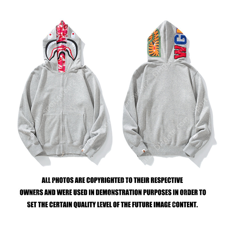 Shark Double Hoods Hoodie High Quality 100% Cotton Two Way Zipper Sweatshirts Wgm Embroidery Women Men Full Zip Clothing, Green
Shark Double Hoods Hoodie High Quality 100% Cotton Two Way Zipper Sweatshirts Wgm Embroidery Women Men Full Zip Clothing, Green