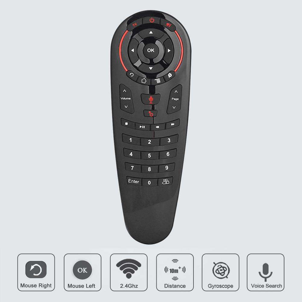 TV parts G30S Voice Control 2.4G Wireless Fly Air Mouse Keyboard For Gyroscope Motion Sensing Mini Remote For Android TV Box